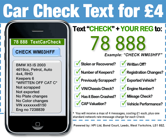 car text check