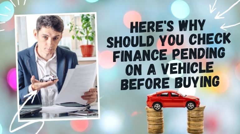 Check vehicle finance status