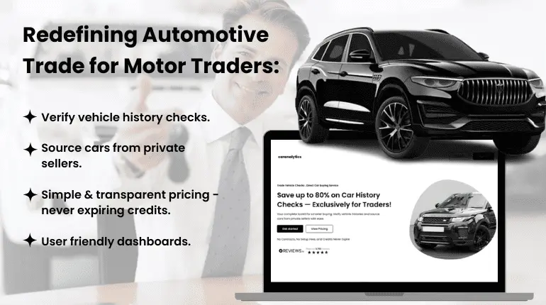Trade vehicle history check